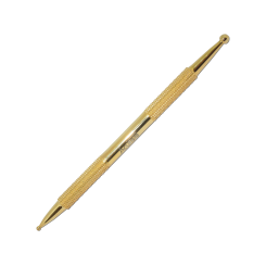 Acutop APM Acupressure Pen, Gold-Plated, 13 cm long, ball diameters: 3 mm and 5 mm 