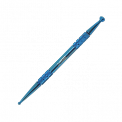 Acutop APM Akupressurstift Titan-Blau, 13 cm Lang, Kugeldurchmesser 3 / 6 mm 