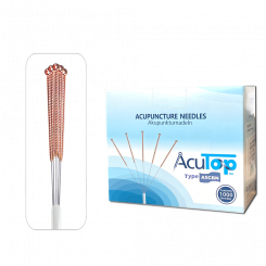 AcuTop® Akupunkturnadeln Typ 5CBN, Kupfergriff, beschichtet, 1000 Stk. 0.20 x 15 [mm]
