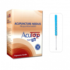AcuTop® Akupunkturnadeln, Typ ABN, ergonomischer Kunststoffgriff 0,20 x 15 mm