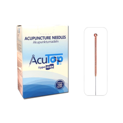 AcuTop® Akupunkturnadeln Typ CBN, Kupfergriff, beschichtet, 100 Stk. 