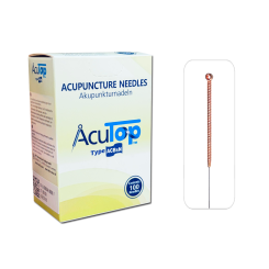 AcuTop® Akupunkturnadeln Typ CBsN, Kupfergriff, unbeschichtet, 100 Stk. 0.20 x 13 [mm]
