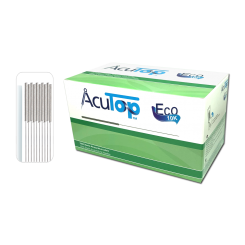 AcuTop® Akupunkturnadeln Typ Eco 10K, Stahlgriff, beschichtet, 1000 Stk. 0.20 x 15 [mm]