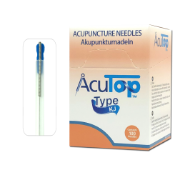 AcuTop® Akupunkturnadeln Typ KJ, Stahlgriff (Korea Style), beschichtet, 100 Stk. 0,25 x 25 mm