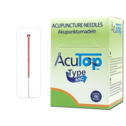 AcuTop® Akupunkturnadeln Typ ANC, Kupfergriff, unbeschichtet, 100 Stk. 0,20 x 15 mm