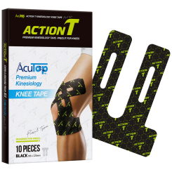 AcuTop Action T Premium KNEE Tape, black 
