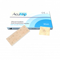 AcuTop® Dauernadeln mit doppeltem Pflaster, 100 Nadeln 0,20 x 1,4 mm