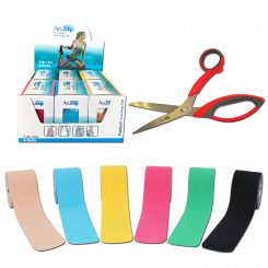 AcuTop® Premium Tape Starter Set: 12 Rollen plus AcuTop Tape Schere 