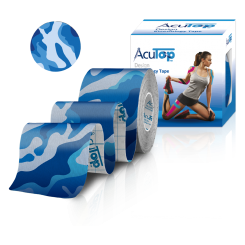 AcuTop® Design Kinesiology Tape Blue Camo Blue-Camo