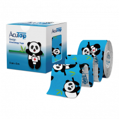 AcuTop® Design Kinesiology Tape Panda Blue