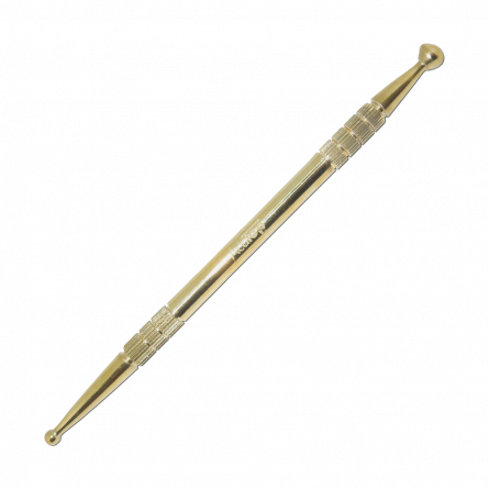 Acutop APM Acupressure Pen, Brass, 15 cm long, ball diameters: 4 mm and 7 mm 