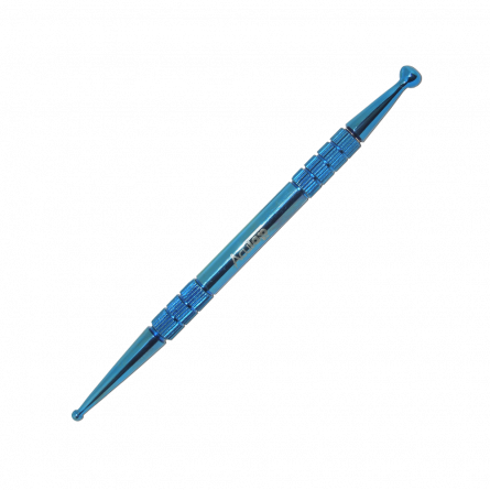 Acutop APM Akupressurstift Titan-Blau, 13 cm Lang, Kugeldurchmesser 3 / 6 mm 