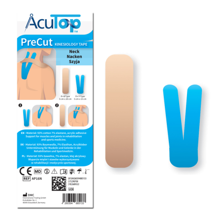 AcuTop PreCut Kinesiology Tape for the neck 