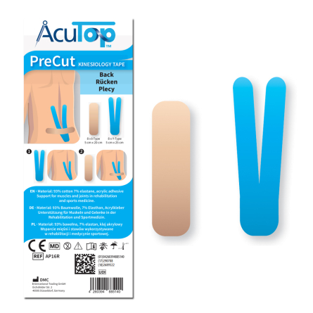 AcuTop PreCut Kinesiology Tape for the back 