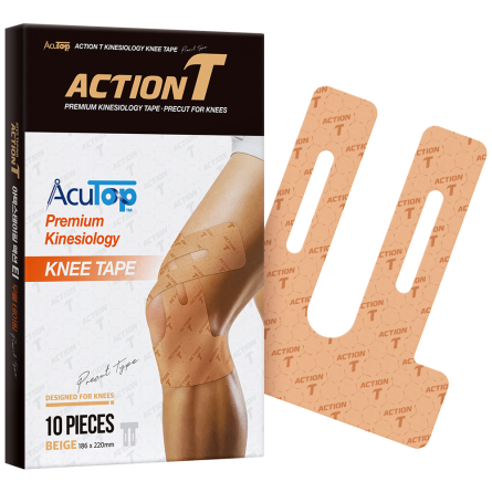 AcuTop Action T Premium KNEE Tape, beige 
