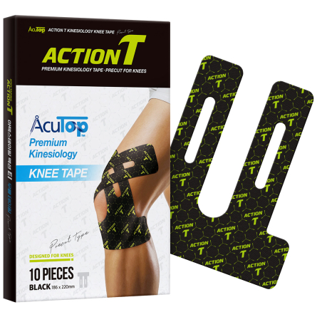 AcuTop Action T Premium KNEE Tape, black 