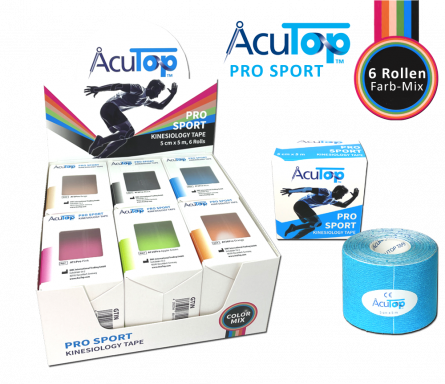 AcuTop Pro Sport Kinesiology Tape 6er Starter Set 