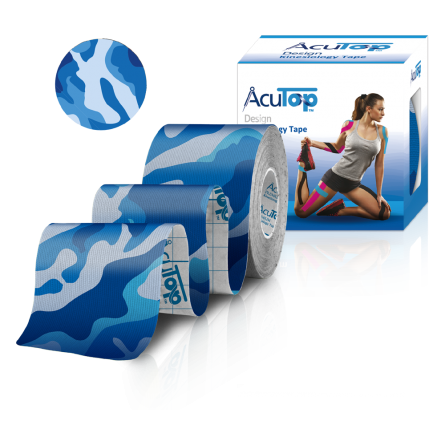 AcuTop® Design Kinesiology Tape Blue Camo Blue-Camo