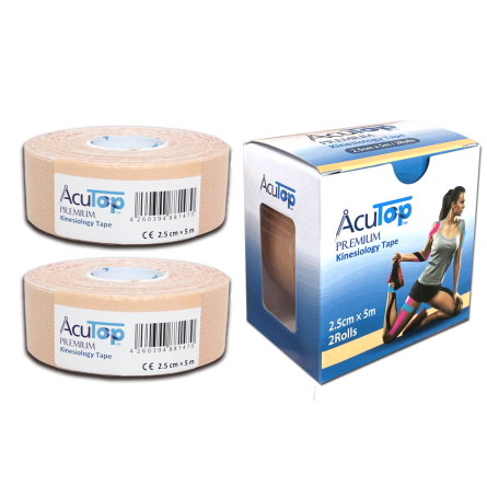 AcuTop® Premium Tape S, 2 rolls beige