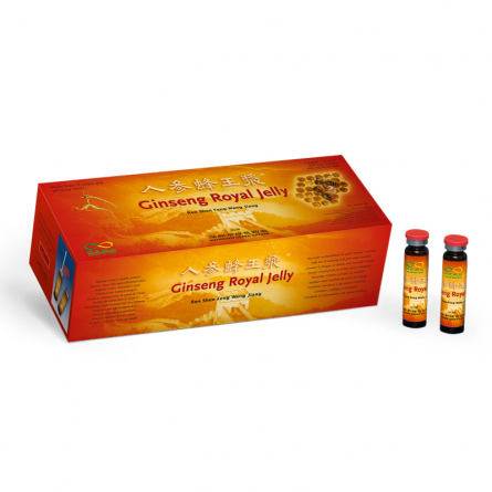 Ginseng Royal Jelly (Rot), 30 x 10 ml Trinkampullen 