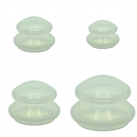 4 piece silicone cupping set 