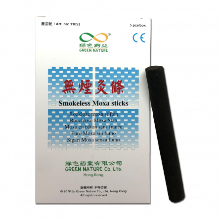 Smokeless moxa cigar, Green Nature, 5 pcs. 