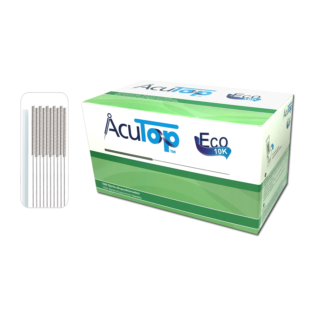 AcuTop | AcuTop® Acupuncture Needle Type Eco 10K: Coated acupuncture needle,  steel handle (Korean Style), 1,000 needles bulk pack | purchase online